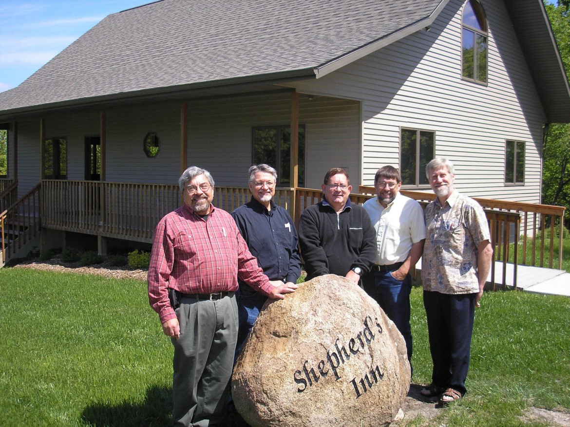 In May 2010, Tim Detweiler, Dan Diener, Alvaro Fernandez, Nick King and Steve Ramer, all 1972 graduates, met at Crooked Creek Christian Camp in Washington, Iowa, for a weekend of reminiscing, personal sharing, worship and celebration.