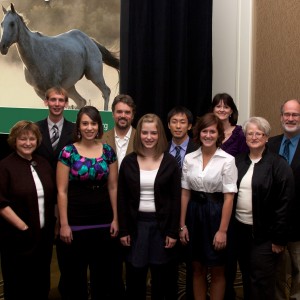 Hesston students, faculty and staff at the MEDA convention