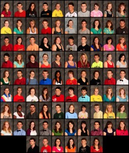 composite image of current students who are children of alumni
