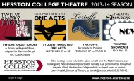 2013-14 Theatre Season Preview