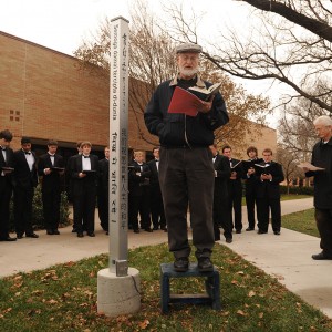 Peace Pole dedication