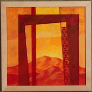 Portas as Montanhas Sagrados #5 by Ken Gingerich, acrylic on masonite