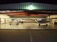 Hesston College Aviation hangar