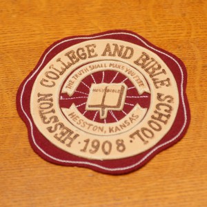 felt Hesston College coaster
