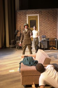 photo from Hesston College production of Moon Over Buffalo