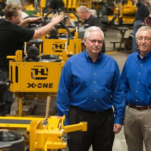 Paul Mullet and Bob Mullet of Excel Industries in Hesston