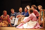 The cast of the Hesston College production of Quilters