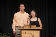 2011 Hesston College Commencement student speakers Alex Roth and Leah Rittenhouse