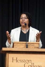 Regina Shands Stoltzfus speaks at Hesston College Commencement 2011