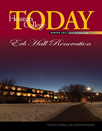 Hesston College Today spring 2011 cover