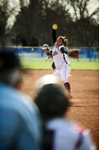 Chandelle Dacosin in action for the Larks