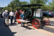 A 1909 International tractor on display