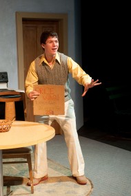 Photo from Hesston College production of The Boys Next Door