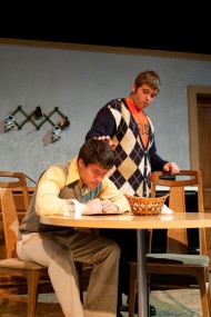 Photo from Hesston College production of The Boys Next Door