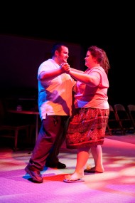 Photo from Hesston College production of The Boys Next Door