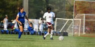 Hesston College women's soccer action photo