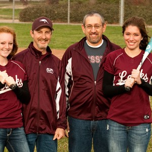 Olivia Miller ’14, Forrest Miller ’85, Terry Knepp ’82 and Ashlyn Knepp ’13.