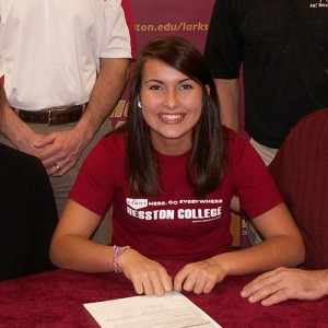 Savannah Mitchell signs to play tennis for Hesston College