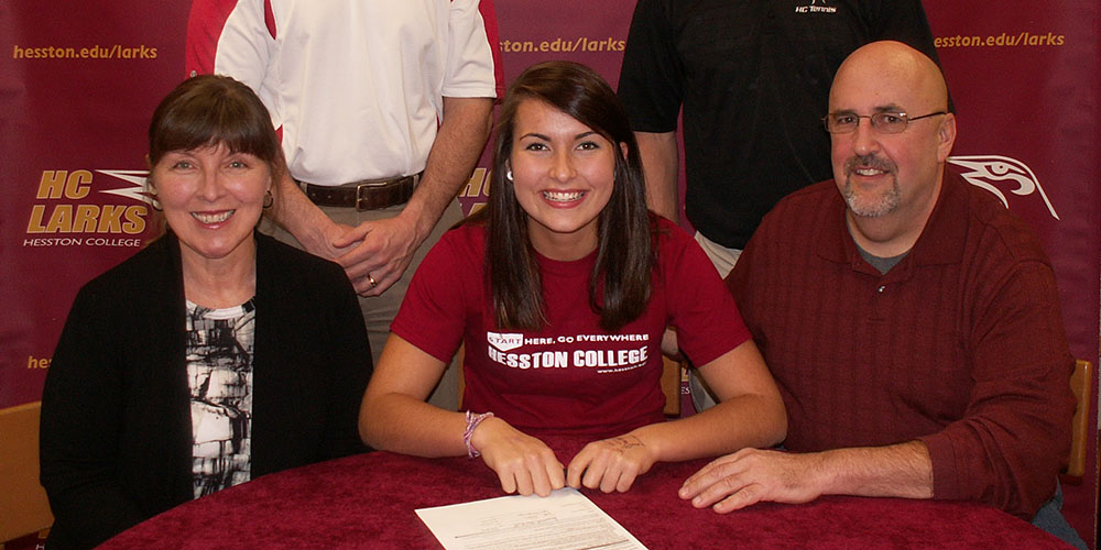 Savannah Mitchell signs to play tennis for Hesston College