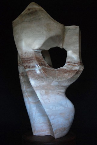 DSC_0002web Dave Foncannon's alabaster sculptures will be on display in the Hesston College Friesen Center for the Visual Arts gallery Feb. 26 to April 13.