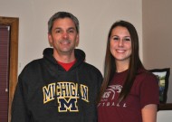 ErinandDad2 Barry Albrecht ’85 and Erin Albrecht ’13. Courtesy photo.