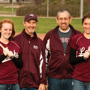 Olivia Miller ’14, Forrest Miller ’85, Terry Knepp ’82 and Ashlyn Knepp ’13.