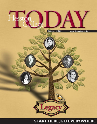 Hesston College Today Winter 2012 cover