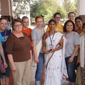 Seven Hesston College nursing students and one instructor spent two-weeks in Chiluvuru, Andhra Pradesh, India during a two-week extended spring break trip.