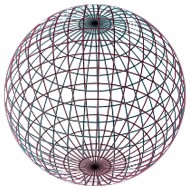 Six-point perspective grid