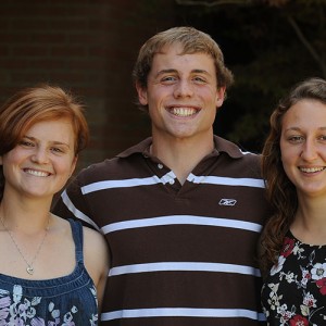 2011-12 Hesston College Athletes of the Year Emily Wagner-Davis, Pierre Zook and Krista Rittenhouse