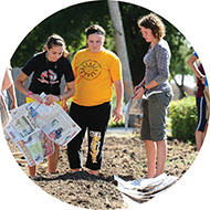 Hesston College community garden