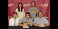 Wesley Wilder signs a tennis letter of intent