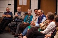 Members of the class of 1972 share updates with classmates during their reunion on Saturday. About 300 alumni gathered for 13 class reunions and alumni banquet.