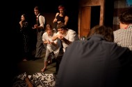 photo from the Hesston College production of Green Card