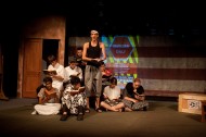 photo from the Hesston College production of Green Card