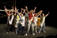 photo from spring 2009 Hesston College production of Godspell