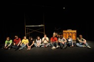 photo from spring 2009 Hesston College production of Godspell