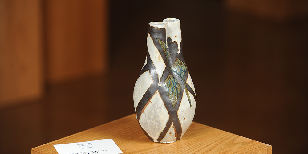 This piece by Phillip Hilty, Peoria, Ariz., won Best-in-Show for the 2013 Hesston College Student Art Show.