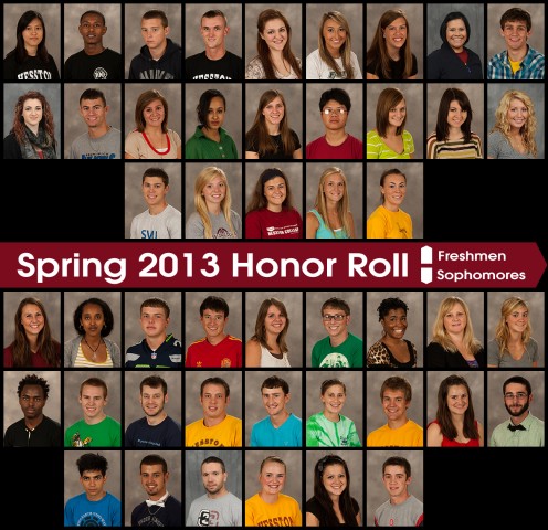 spring 2013 honor roll