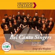 Hesston College Bel Canto Singers Songs of a Wayfarer CD cover