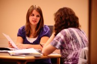 Students may apply to be writing fellows or peer tutors.