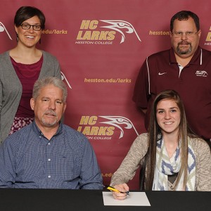 Jaymee Bowers signs to play soccer for Hesston College.