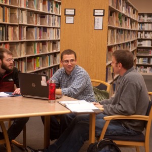 Pastoral Ministries students study together in this photo from 2013.