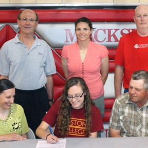 Anna Penner signs to run cross country for Hesston College.
