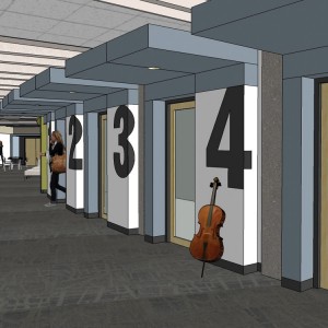 Artists's rendering of Northlawn interior