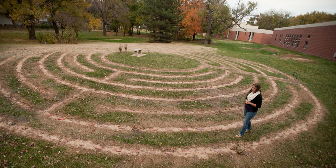 The Hesston College prayer labyrinth, was completed this fall after several years of dreaming and planning.