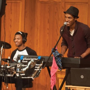 AY MusiK performs at Homecoming Chapel 2014