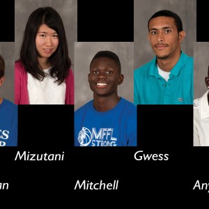 mug shots of selected Hesston students