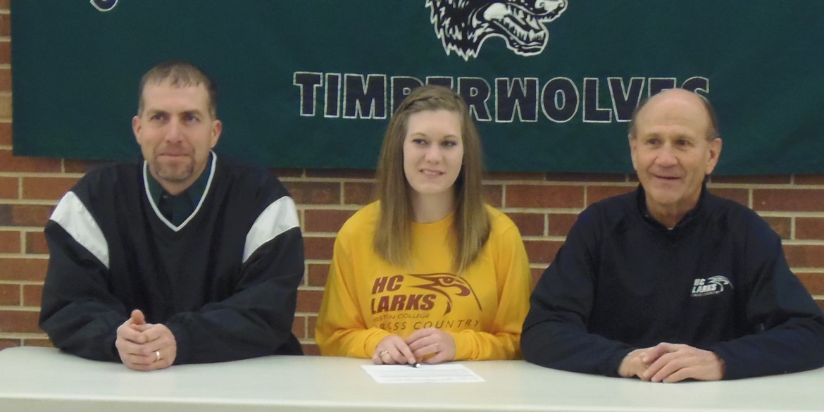 Madi Rickabaugh signs to run cross country for Hesston College.