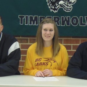 Madi Rickabaugh signs to run cross country for Hesston College.